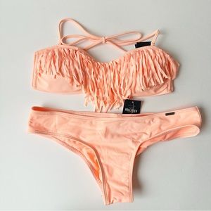 HOLLISTER CO orange bikini